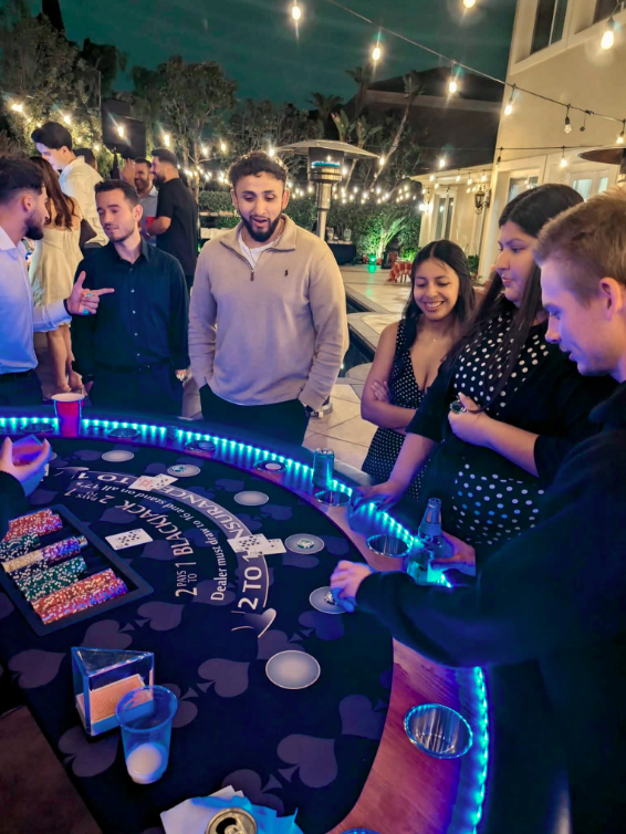 Casino night rentals Irvine